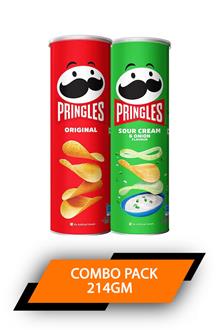 Pringles Combo Pack 214gm